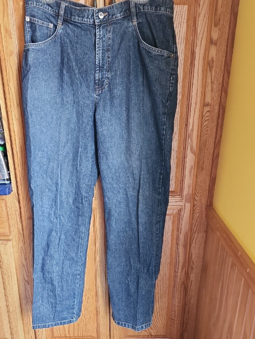 Caribbean Joe Men's Dark Blue Relaxed Jeans
